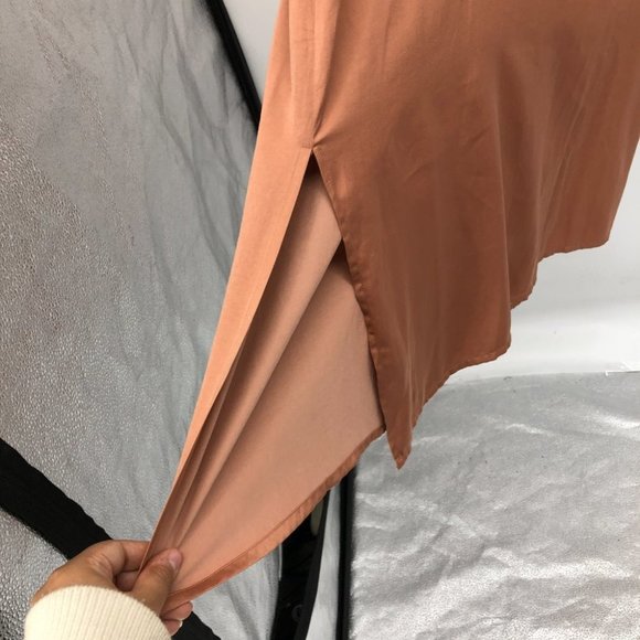 Jackson Rowe Light Copper Slip Dress size L - Picture 12 of 16